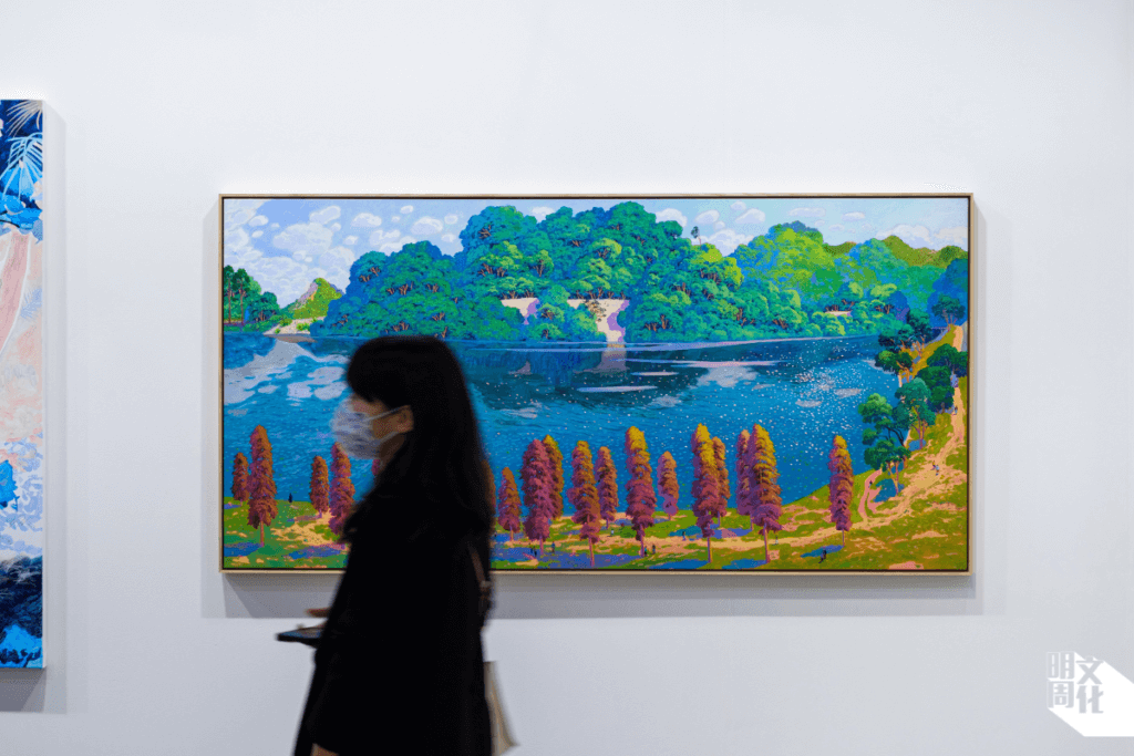 香港八十後藝術家黃進曦的風景畫系列，近年備受追捧，其中兩幅畫作為瑞銀委約創作，並於Art Basel瑞銀貴賓廳中展出。