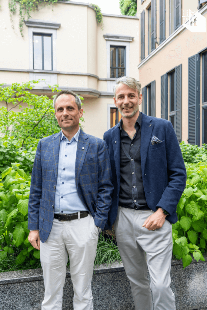 V-ZUG的CEO Peter Spirig（左）及環球品牌推廣及策略發展主管 Hoesle Stefan在專訪中表達了品 牌在推動循環經濟的決心。