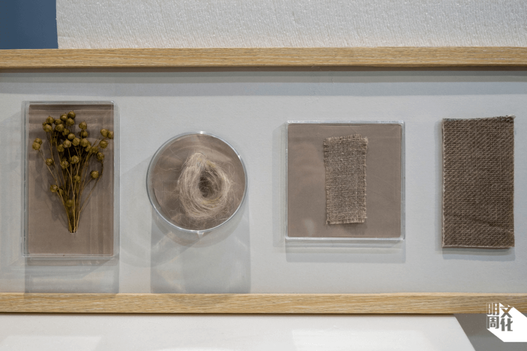 亞麻纖維是世界上最古老的紡織纖維，Studio RYTE希望利用其天然、堅韌的特質，用於製造家具；除了用了多年研究，也投入近三十萬於設計研發上。