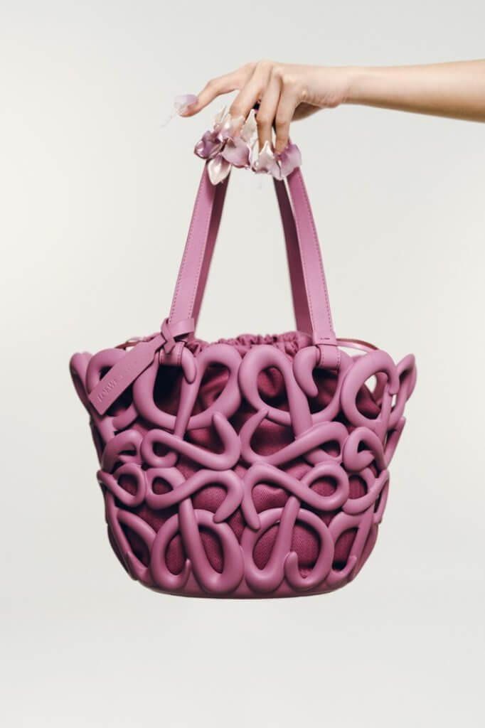 LOEWE ANAGRAM INFLATED BASKET BAG 