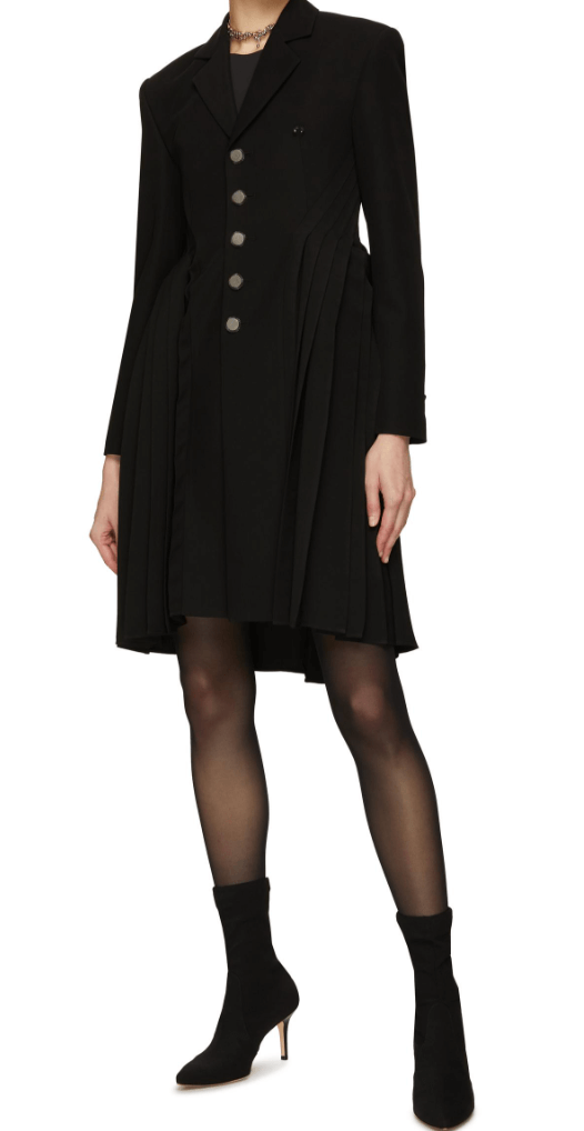 "Lantern" Button Up Long Coat