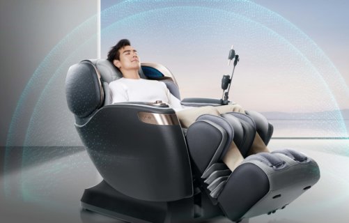 MasterMind AI智能按摩椅其中一大賣點是內置4D無刷變頻溫感按摩機芯，可發揮宛如真人般按摩的精準度。