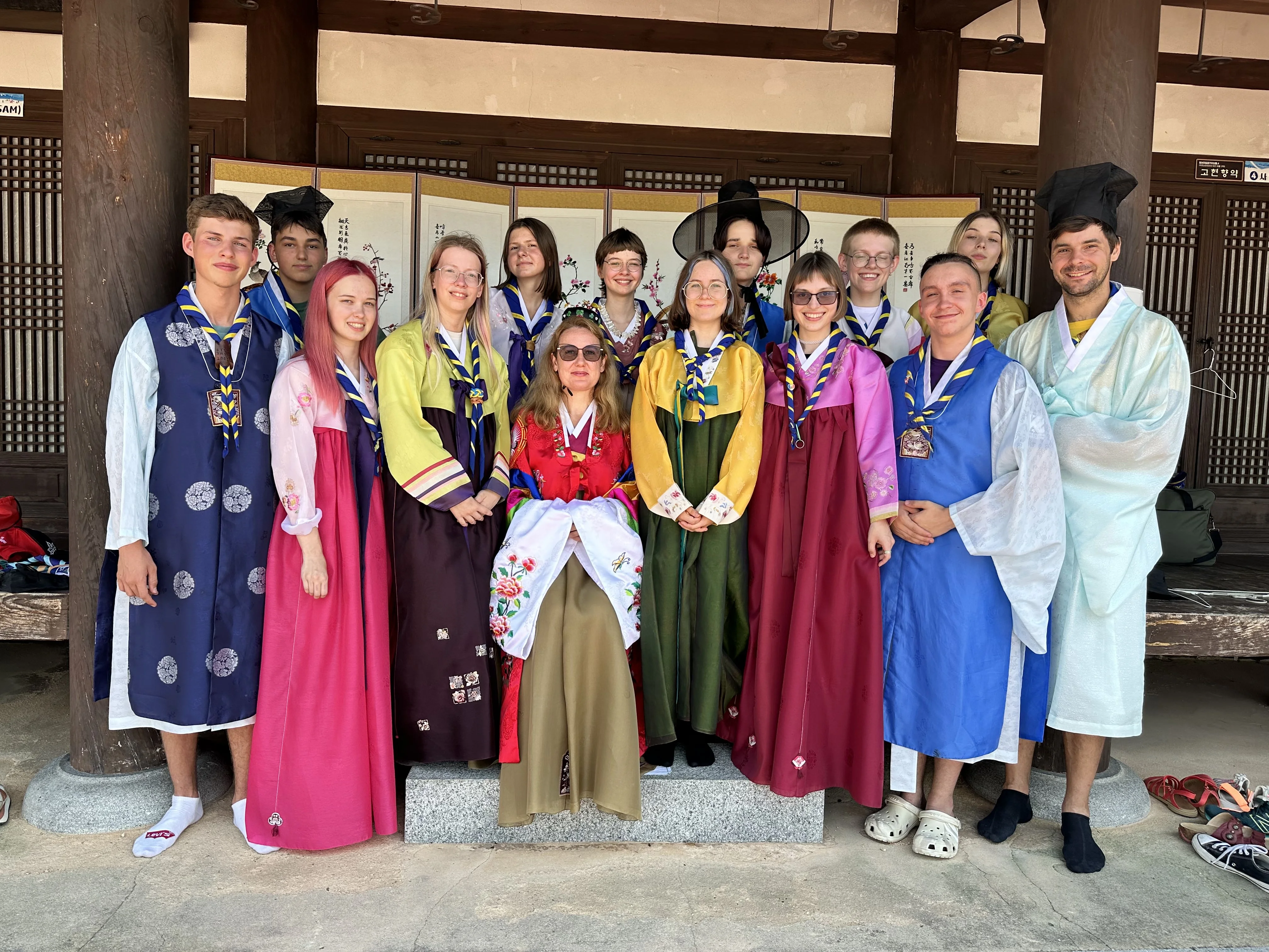 大露營後，烏克蘭童軍留韓多一星期觀光。Svitlana說，她十分喜愛韓國文化。