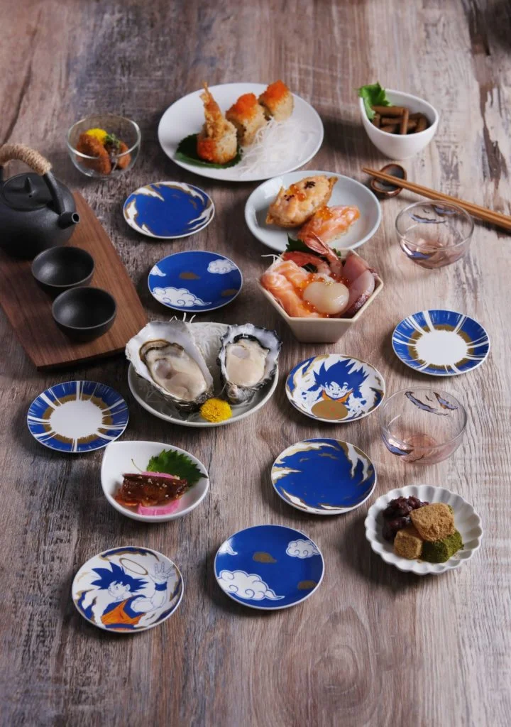 八件裝料理小碟尺寸恰好能擺放精緻美食,而小碟圖案亦各有特色,如筋斗雲、悟空、龜波氣功圖案等。