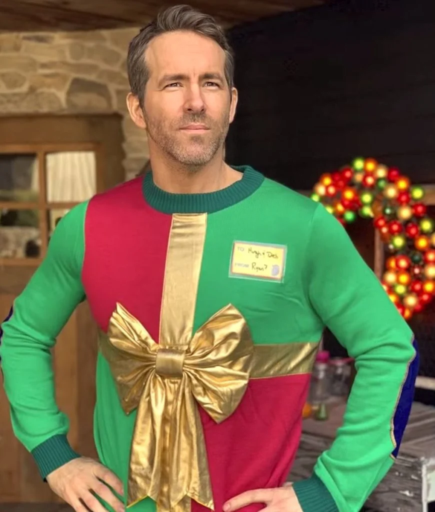 Ryan Reynolds 使用醜毛衣為兒童慈善機構籌集八十五萬美元 