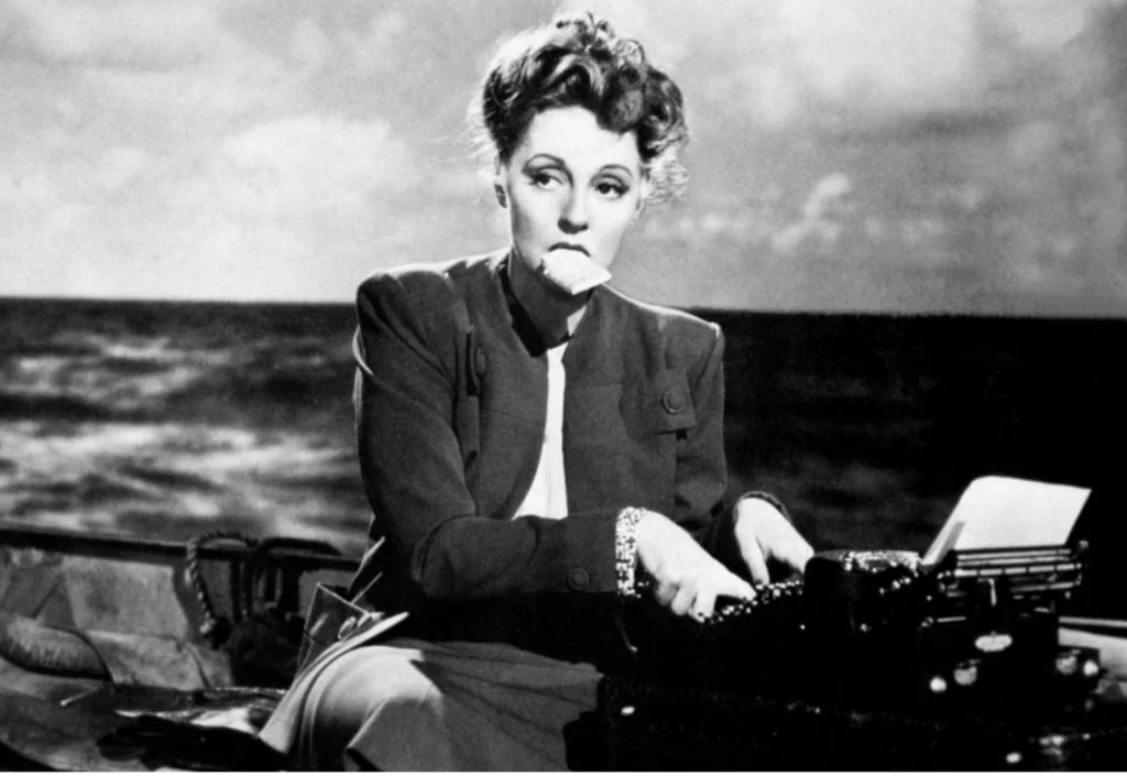 Tallulah Bankhead. Lifeboat 1943 Réal : Alfred Hitchcock Tallulah Bankhead. Collection Christophel © 20 th century Fox
