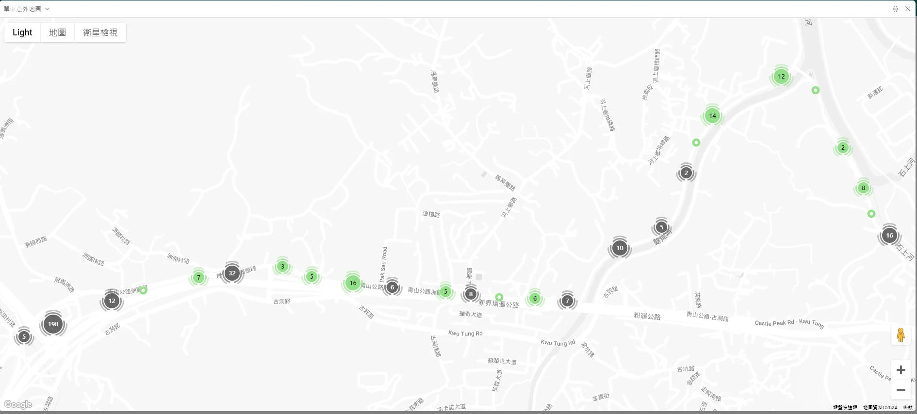 「brtPortal」所收集的數據能協助分析單車徑意外黑點等資料。