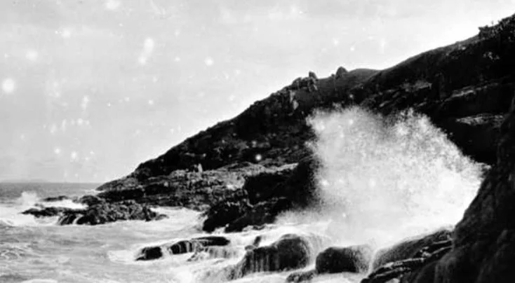 長洲海岸，攝於1919年。