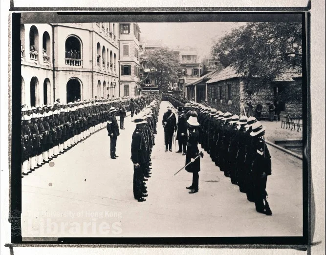 一九二○年代，香港警察。（香港大學圖書館圖片）