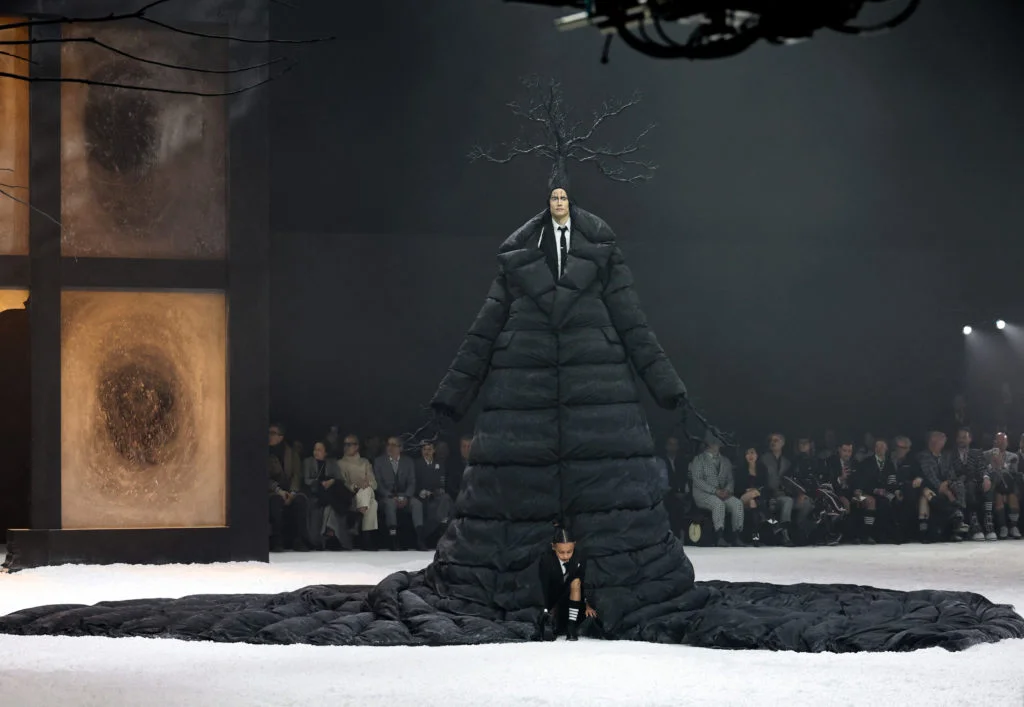 NEW YORK, NEW YORK - FEBRUARY 14: Models walk the runway at the Thom Browne fashion show during New York Fashion Week on February 14, 2024 in New York City. Jamie McCarthy/Getty Images/AFP (Photo by Jamie McCarthy / GETTY IMAGES NORTH AMERICA / Getty Images via AFP)