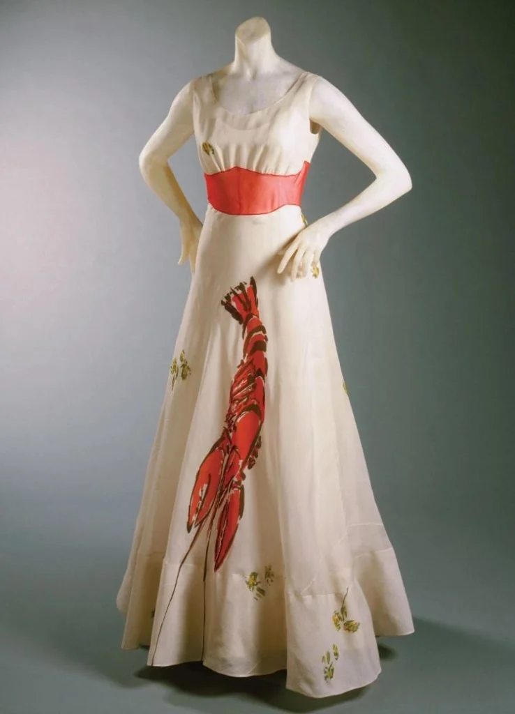Culinary couture: Elsa Schiaparelli created the Lobster Dress (1937) with Salvador Dalí 