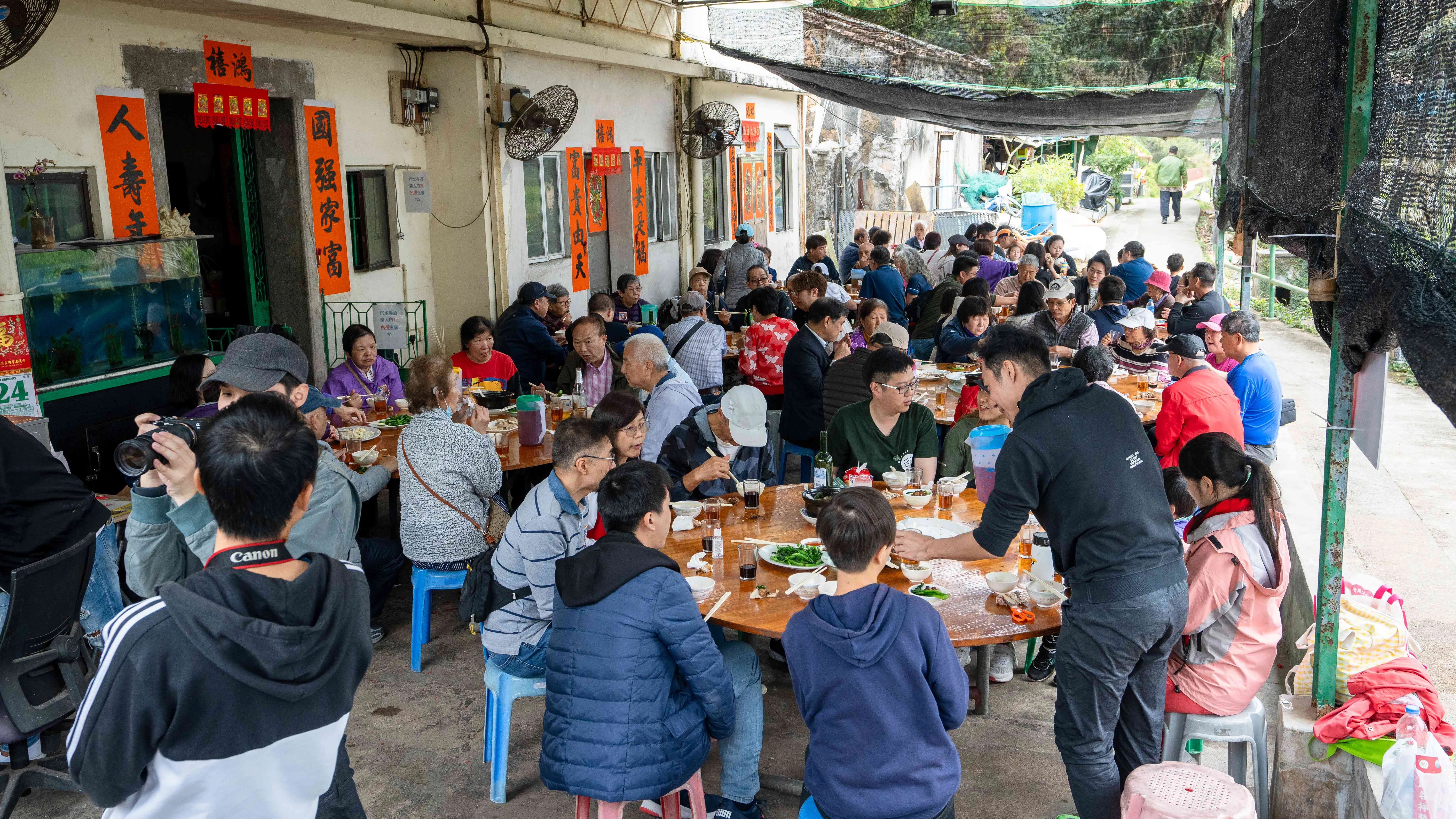 理大團隊在今年2月24日重現了消失30年的新年客家麒麟巡遊，當天吸引了超過200位來自海內外的谷埔村民聚首一堂。