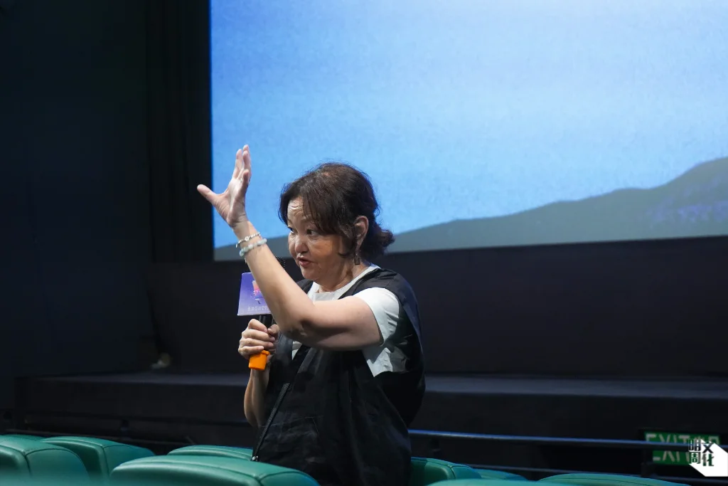 Ariunaa去年來到香港參加香港亞洲電影節，為《風之城》作宣傳。（雷洱月攝）