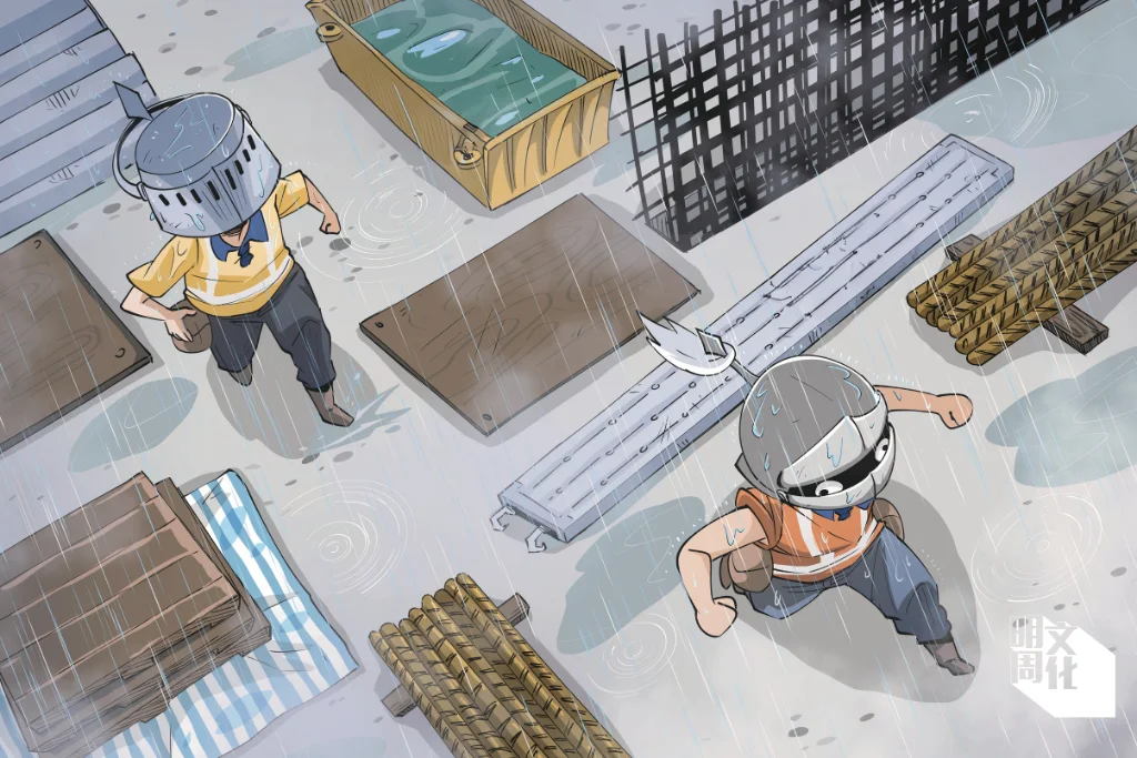 東東形容,在地盤工作的日子,人變瘦了,體力變好了,荷包漲了,電腦也換新了,連頭也抬得比以前高了。更重要是,有什麼比不斷做對事情,還能把錢賺了更美好呢?