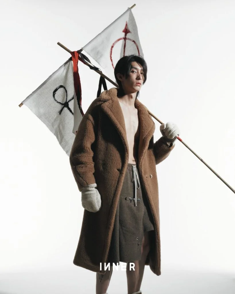 On CARSON MAX MARA COAT RICK OWENS from I.T SKIRT LORO PIANA GLOVES GIUSEPPE ZANOTTI BOOTS 