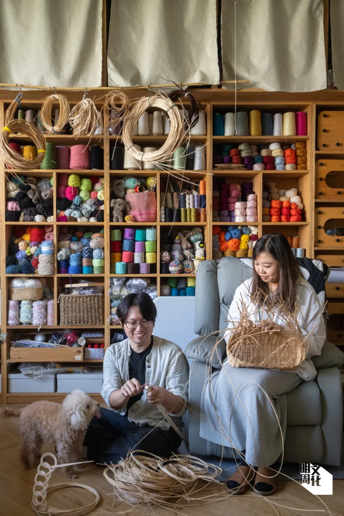  藝術單位Breakthrough Art Studio主理人陳郁（Yuk）和黎潤詩（Cecilia）。