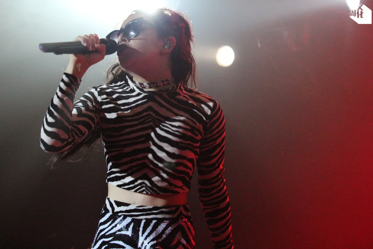 英國歌手Charli XCX二○一五年在Music Zone演出（袁智聰提供）