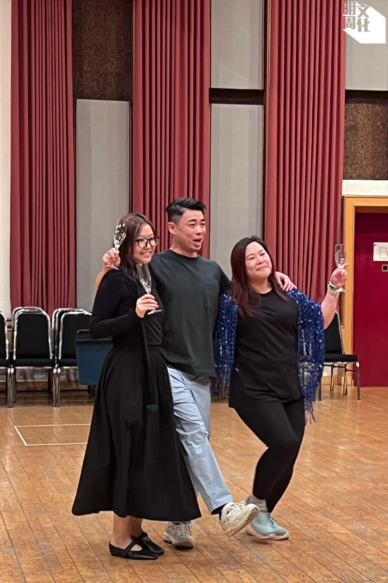 《風流寡婦》綵排