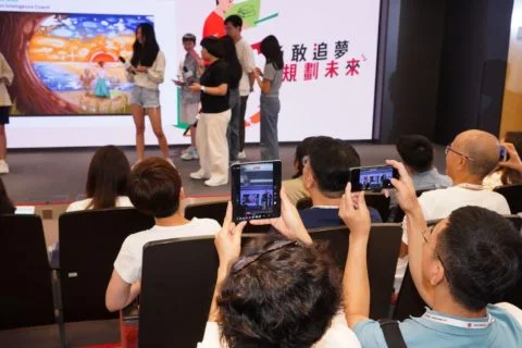 現場嘉賓與家長們皆表示在學員的創意分享中有所啟發