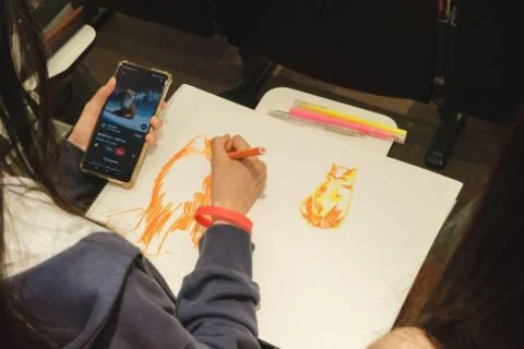 學員們以各式各樣方式表達對未來職業的想像