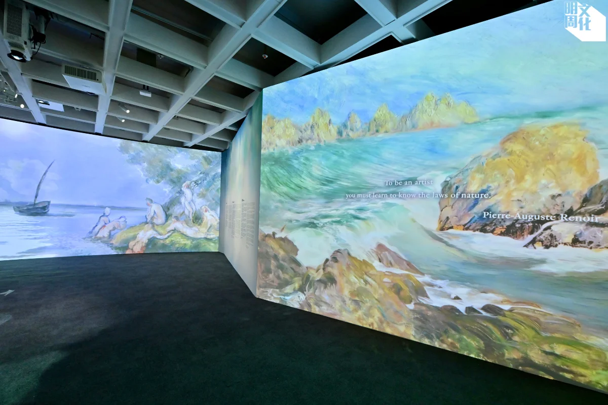 將畫作變成動畫，目的不是為做而做，而是藉此加深 認識印象派畫作光線的體驗。