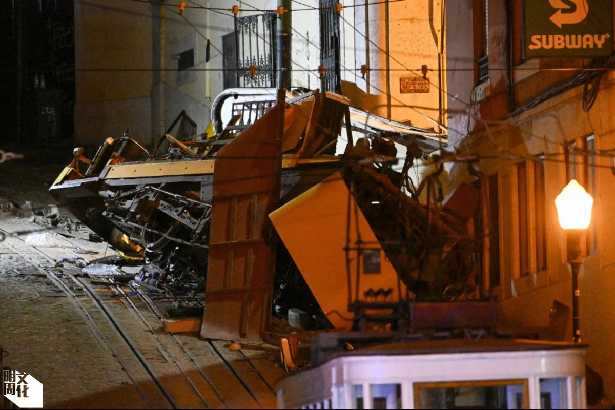 出事後纜車損毀極其嚴重