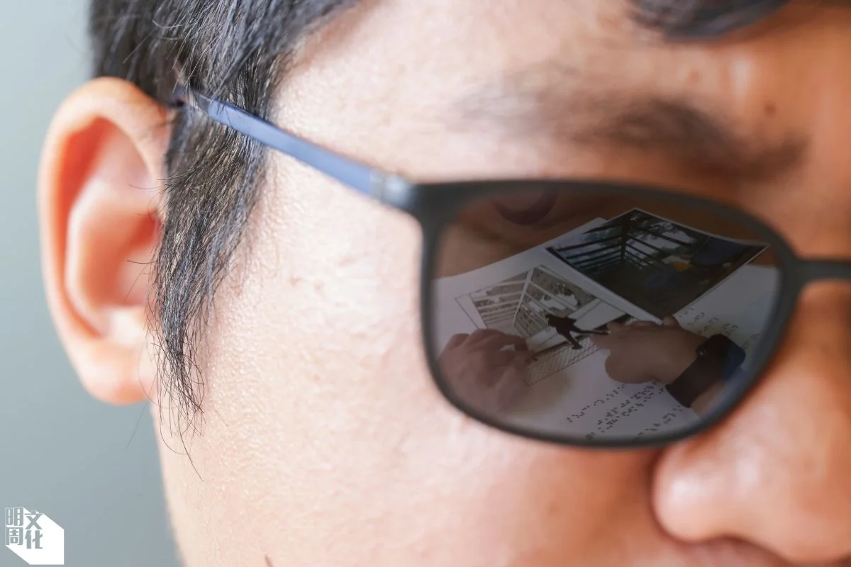 Jacky說，視障人士要獨立到藝術館欣賞視覺藝術是比較困難。