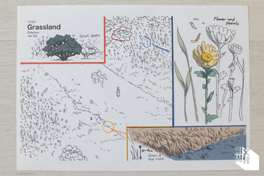 從風吹草動到花開花落,花城描繪了豐富的細節。