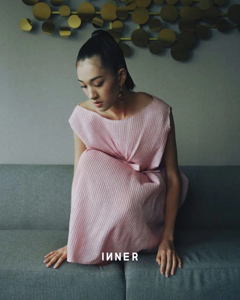 DRESS & EARRINGS, PRADA