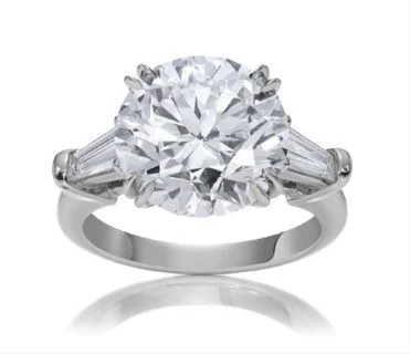 Classic Winston圓型明亮式切工鑽石戒指