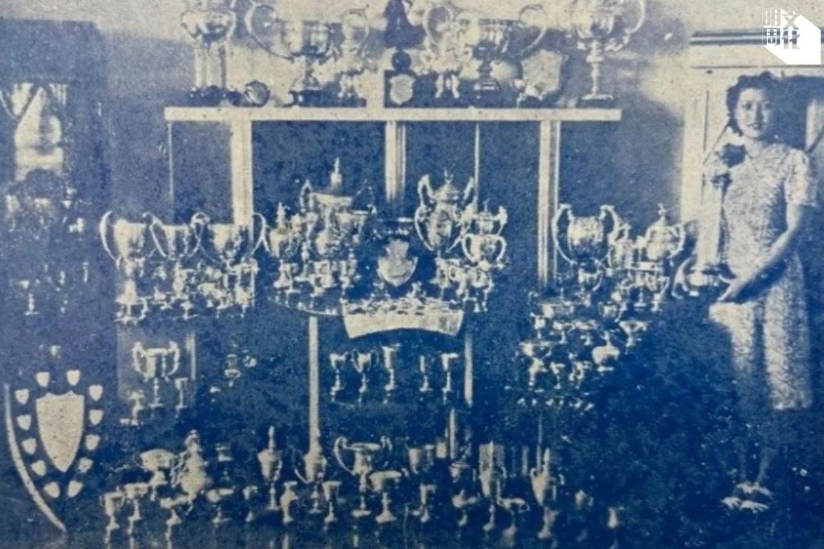 楊秀瓊自小因游泳而獲獎無數（由潘惠蓮提供圖片）