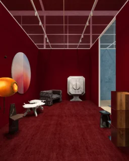 「Shifted Mirrors：Fragments of a Dreamed East」展區 -「酒吧」展區概念圖