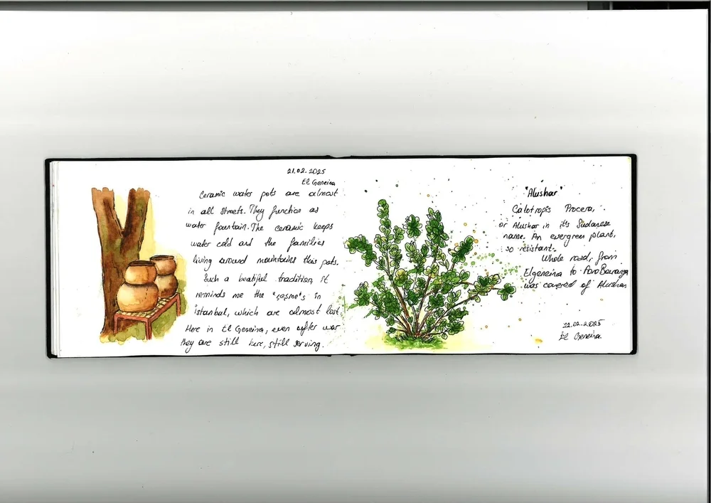 凡多古說，在家鄉土耳其亦有陶製水瓶，但手藝已幾乎失傳。這令她更珍惜在蘇丹被保留下來的文化。＠MSF