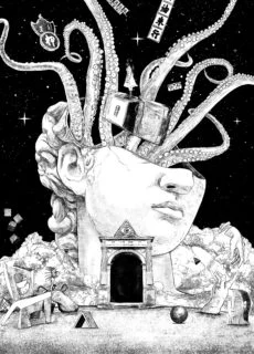 香港知名漫畫家及插畫師Pen So的參展畫作