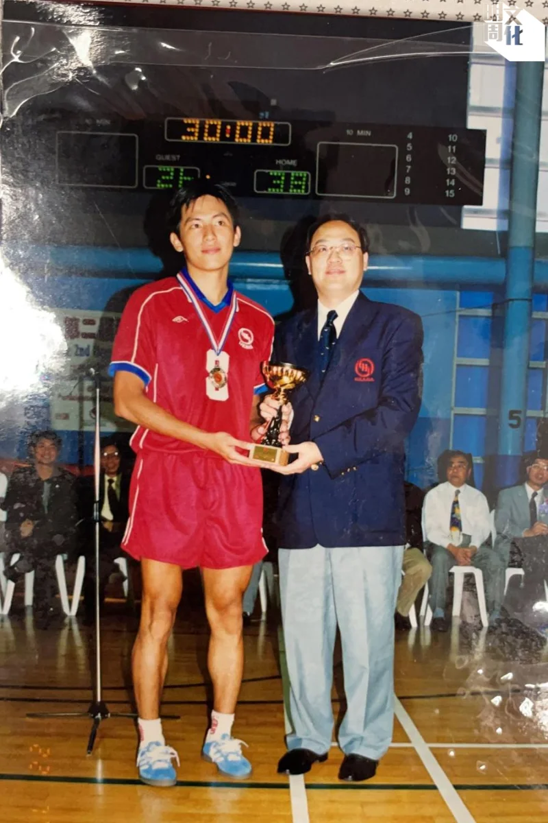 上世紀八、九十年代手球港隊主力球員林志誠（由中國香港手球總會提供）