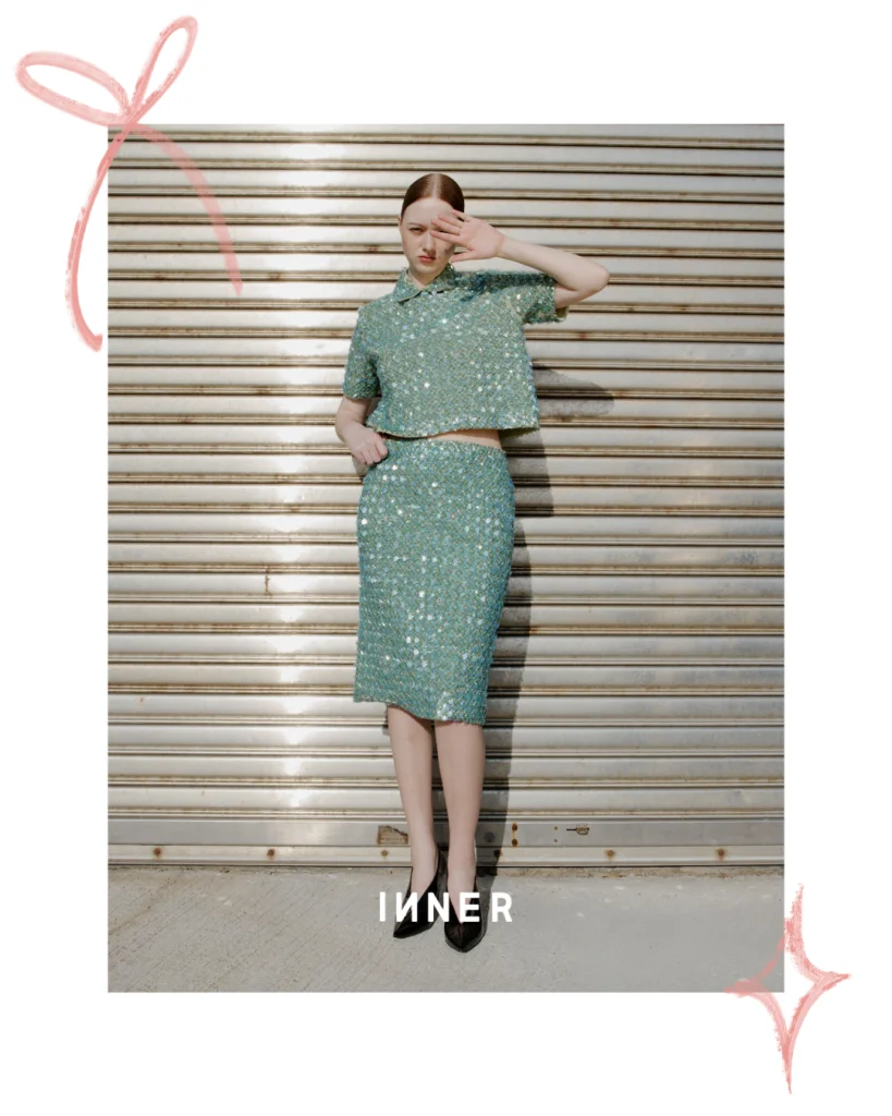 TOP, SKIRT & SHOES, GUCCI 