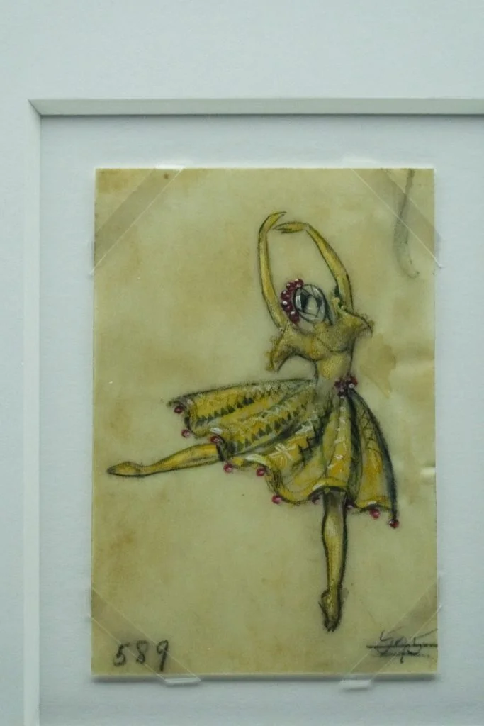 舞者夾子手繪圖（約1940年）