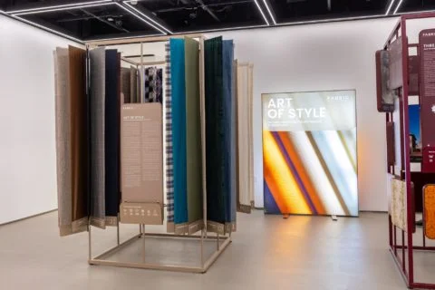 可供觸碰的意大利製造布料