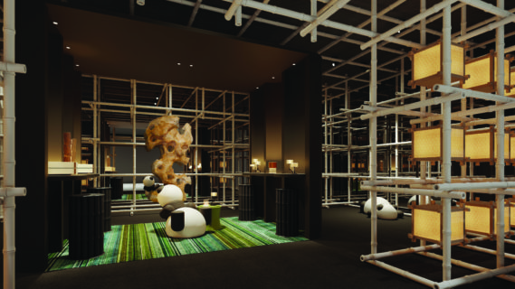 香港著名建築及室內設計師梁志天作品「Connect」概念圖