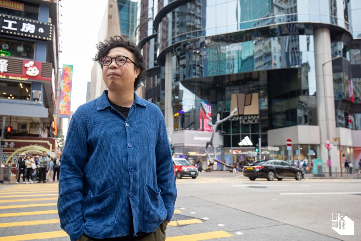 黃宇軒形容，朗豪坊的建築屬於「後現代」，於當時而言不是容易想像的空間。