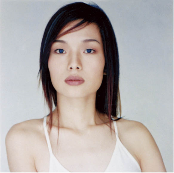 做模特兒的呂慧儀，走型格路線，不是標準美人兒。