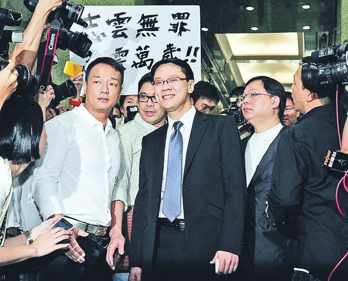 廉署一案糾纏七年，去年在終審法院裁定上訴得直，推翻所有定罪。