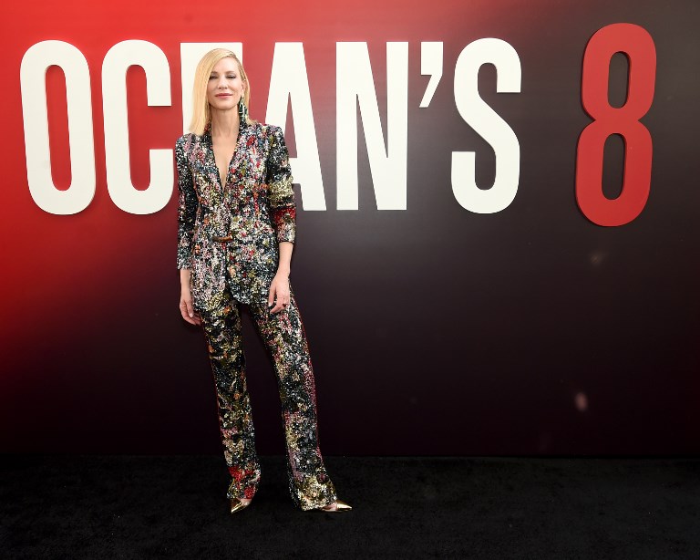 NEW YORK, NY - JUNE 05: Cate Blancett attends the "Ocean's 8" World Premiere at Alice Tully Hall on June 5, 2018 in New York City.   Jamie McCarthy/Getty Images/AFP