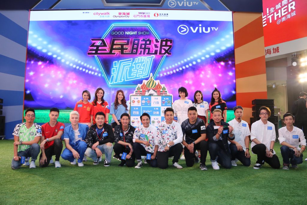 Viu TV播19場精選賽事時，都會在商場舉行活動，增加聲勢。