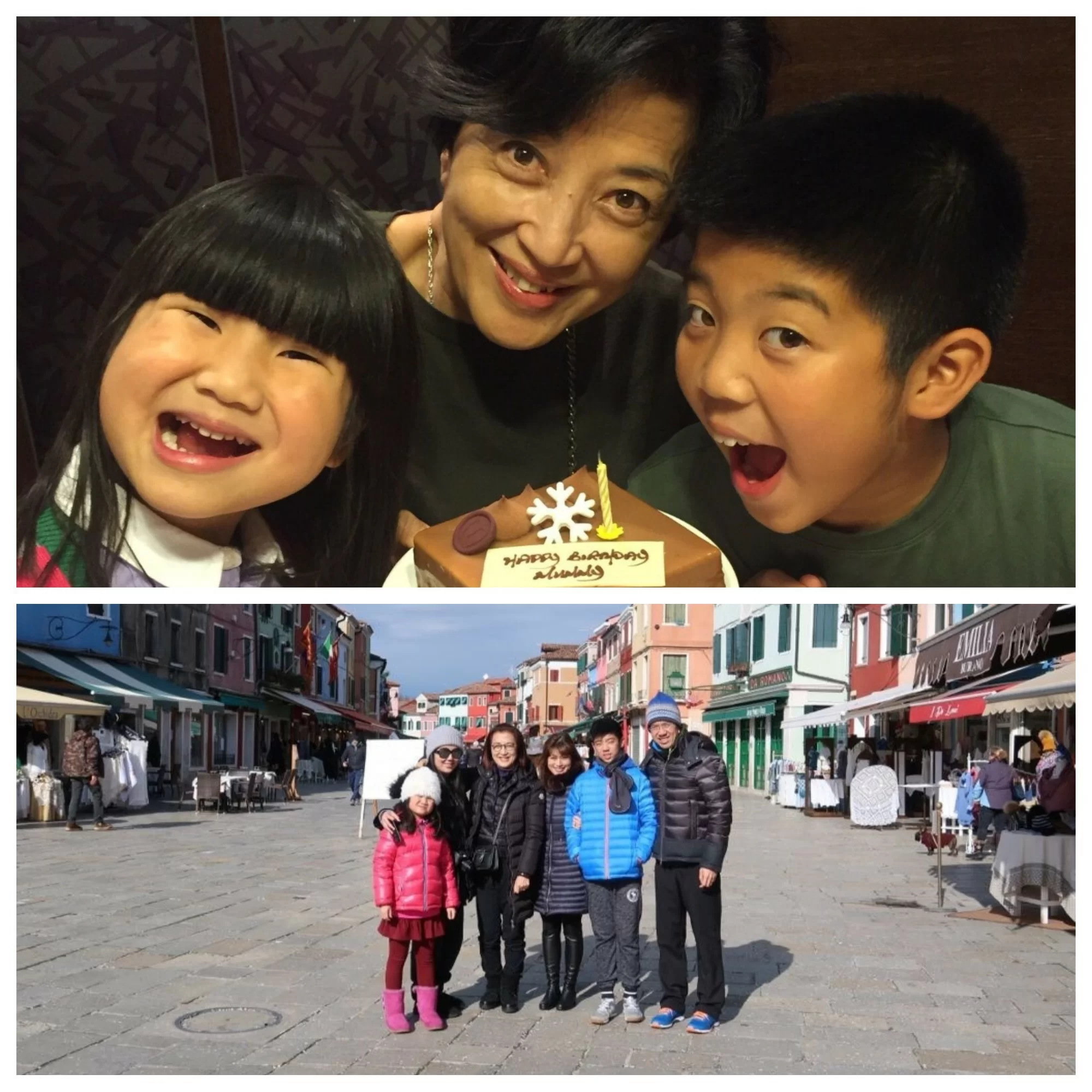 馬海倫每年新年都會抽時間與家人及一對乖孫出埠遊玩。