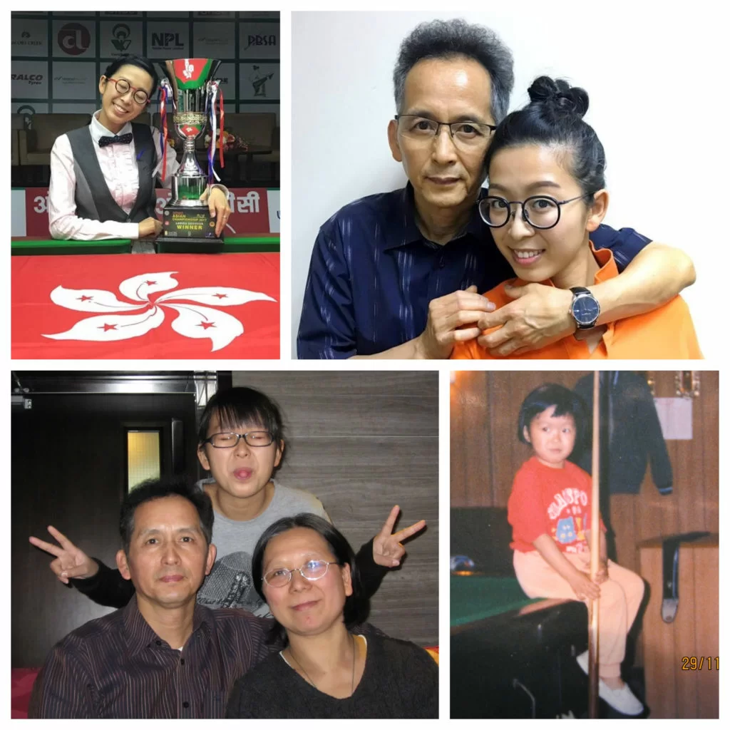 吳安儀和爸爸、媽媽感情深厚