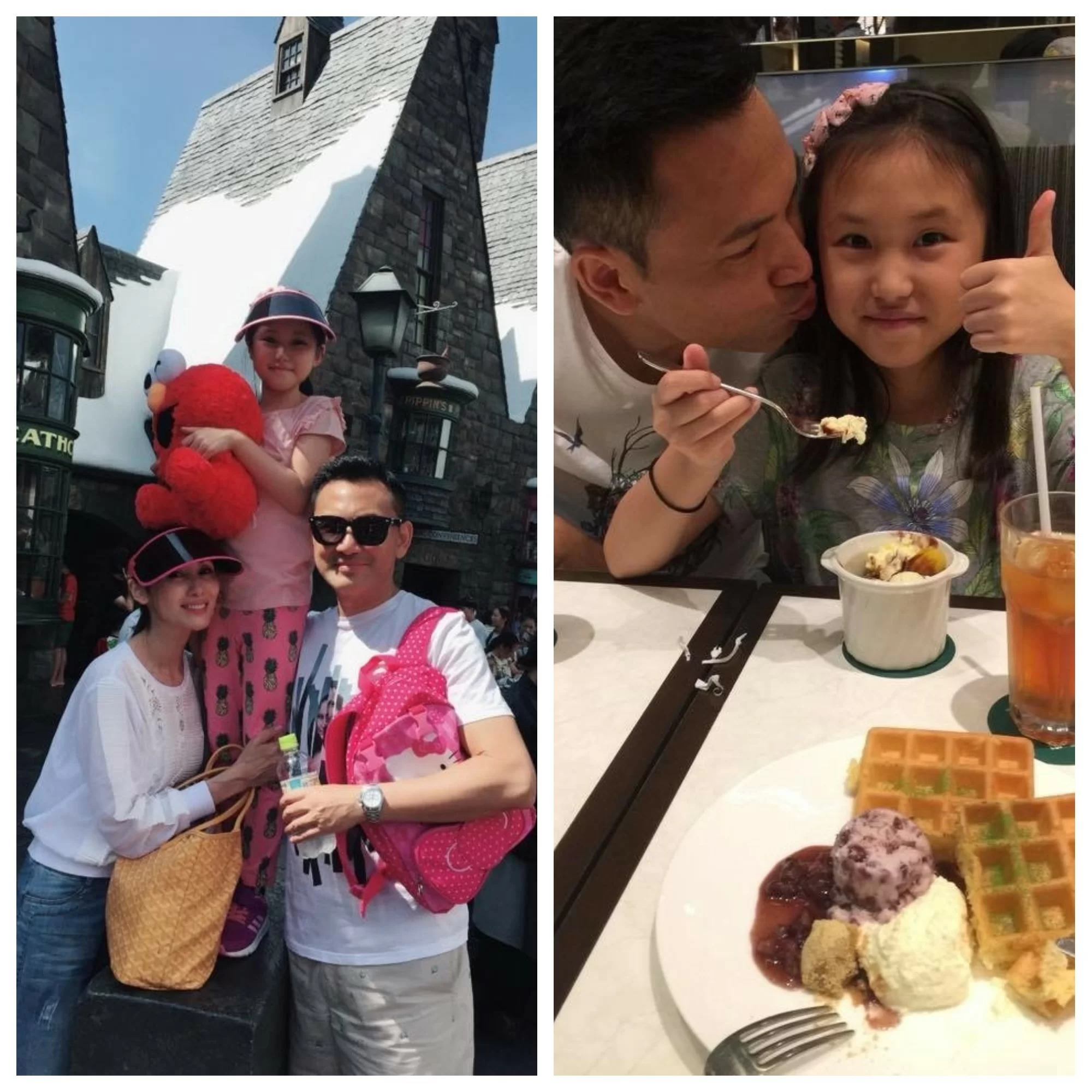 面對女兒的天真及無知，林文龍表示要好好珍惜。