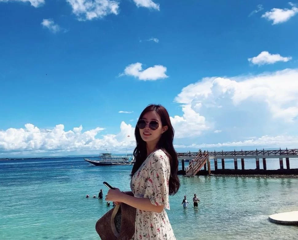 到宿霧怎能不到海邊拍照留念？