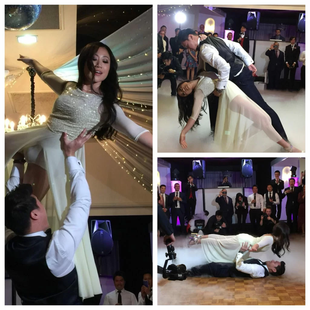 廖安麗的女兒和女婿的舞蹈給媽媽很大的驚喜。