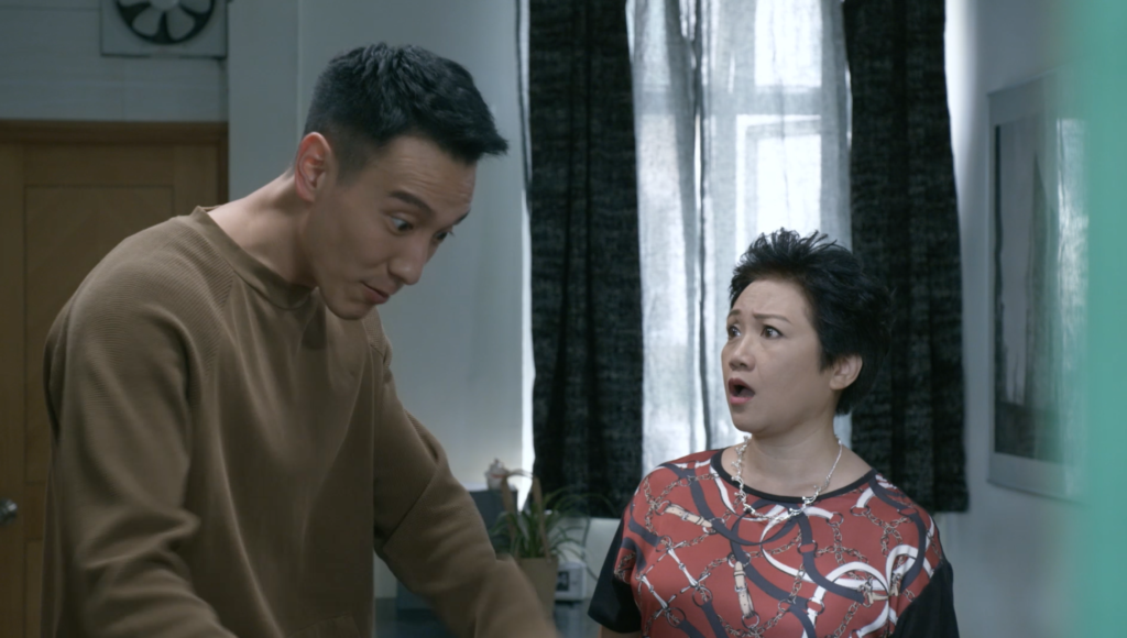 陳安瑩在網劇《蝕日風暴》中飾演台灣型男王陽明的母親，她坦言身形圓潤會更容易配合角色。